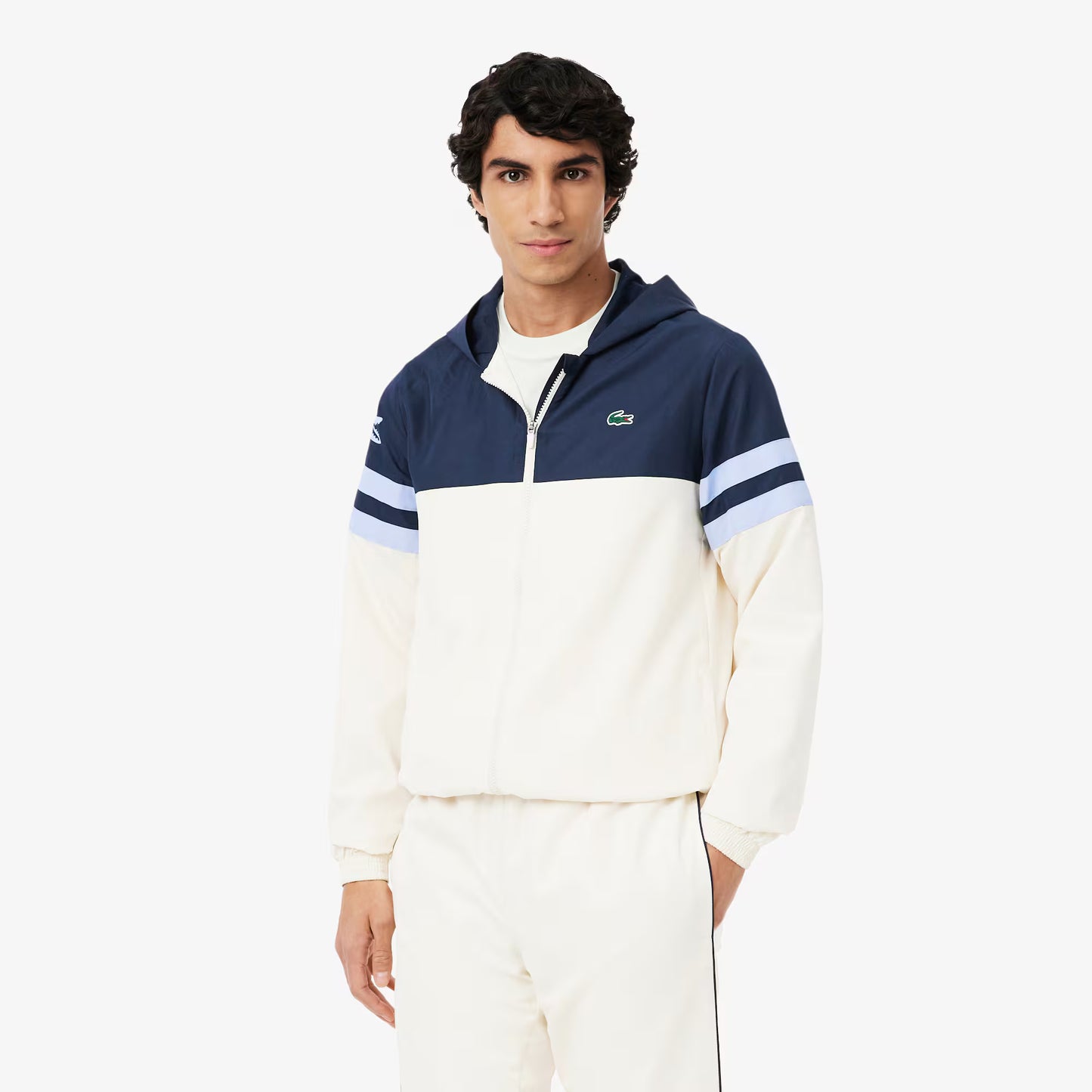 Veste de tennis à capuchon déperlante