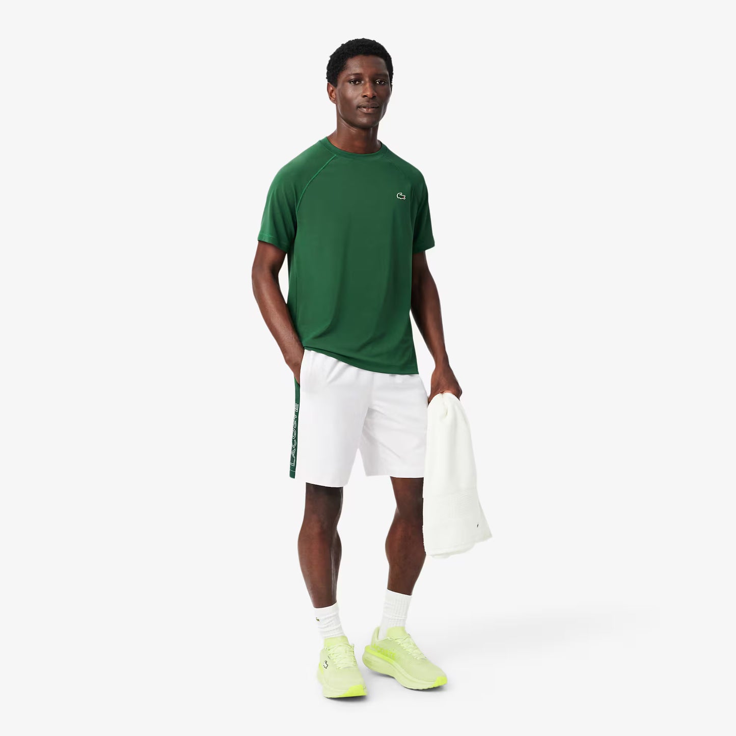 Diamond Taffeta Band Accent Sport Shorts