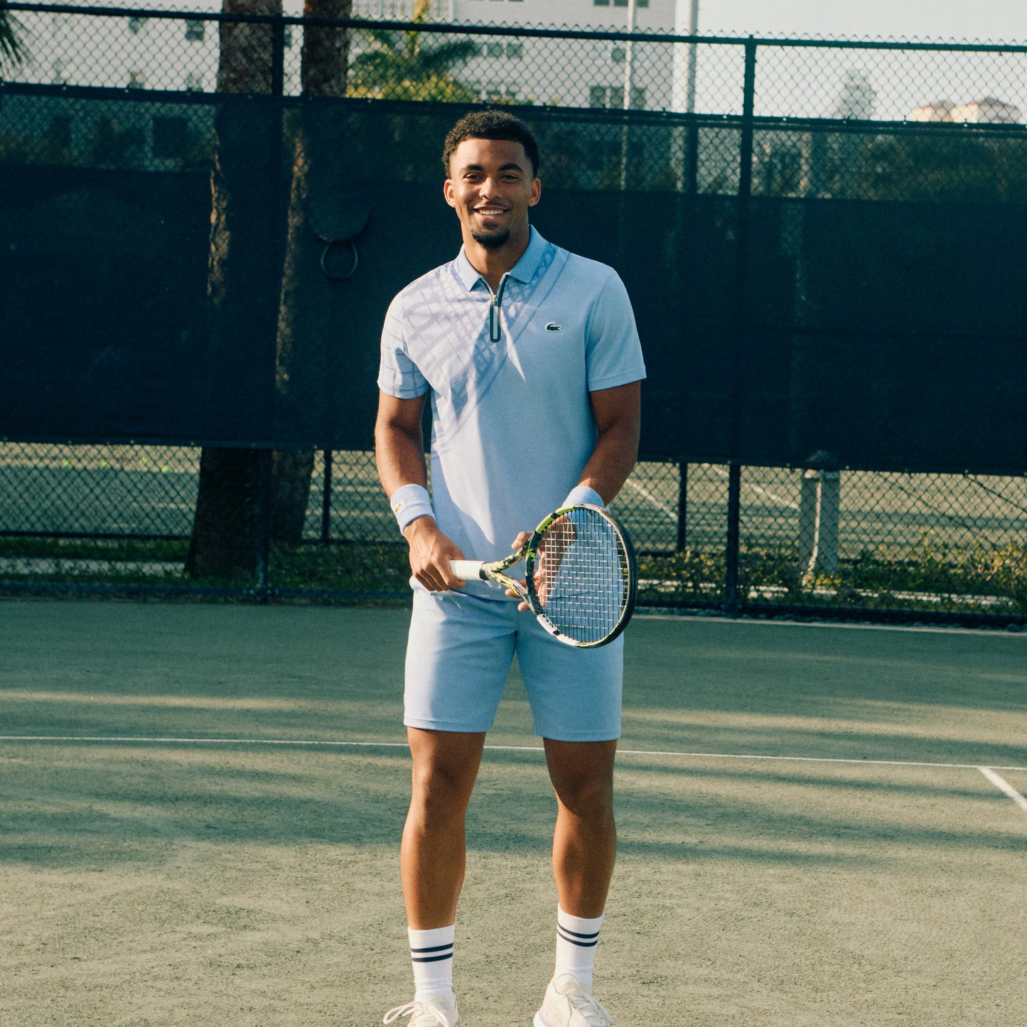 Polo de tennis ajusté imprimé Ultra Dry