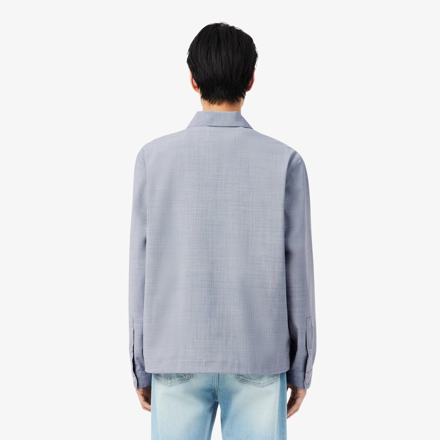 Oversized Wool Blend Overshirt