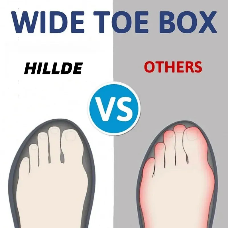 Men's Outdoor Hiking Shoes – Breathable Waterproof Low-Cut Walking Shoes with Non-Slip Traction, Abrasion-Proof Build & Orthopedic Wide Toe Arch Support