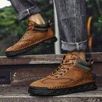 Men's Handmade Leather Boots Motorcycle Boots