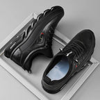 Men's Casual Fashion Orthopedic Hiking Shoes – Anti-Puncture, Anti-Collision, Non-Slip Arch Support Leather Outdoor Sports Shoes for All-Terrain Performance