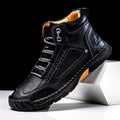 Men's Casual Leather Handmade Non-slip Arch Support Loafers
