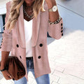 Popular Plain Lapel Long Sleeve Blazer Jacket