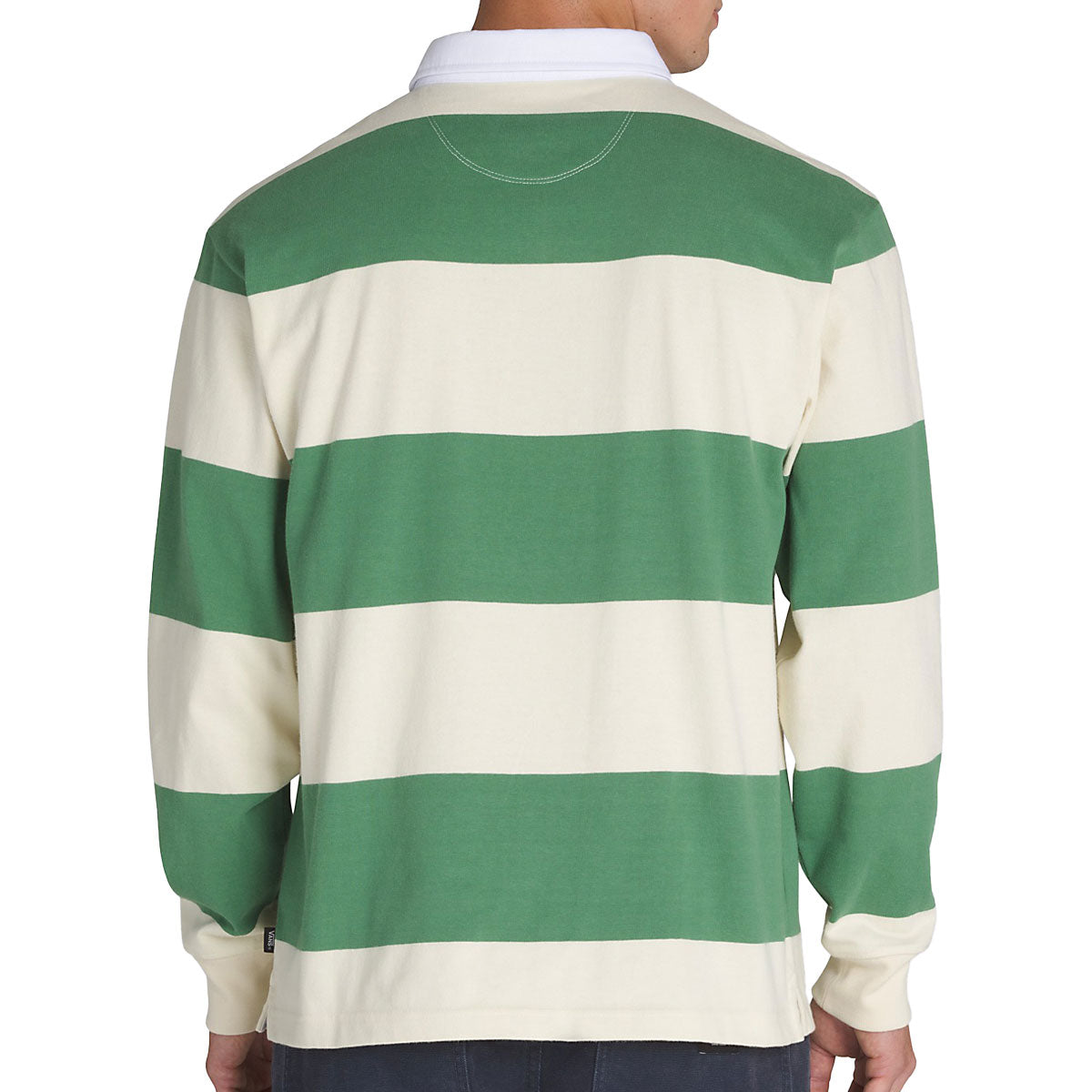 Ward Stripe Rugby Long Sleeve Knit Shirt