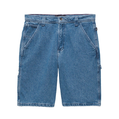 Drill Chore Loose Denim Shorts