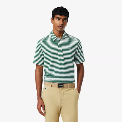 Regular Fit Ultra Dry Striped Golf Polo Shirt