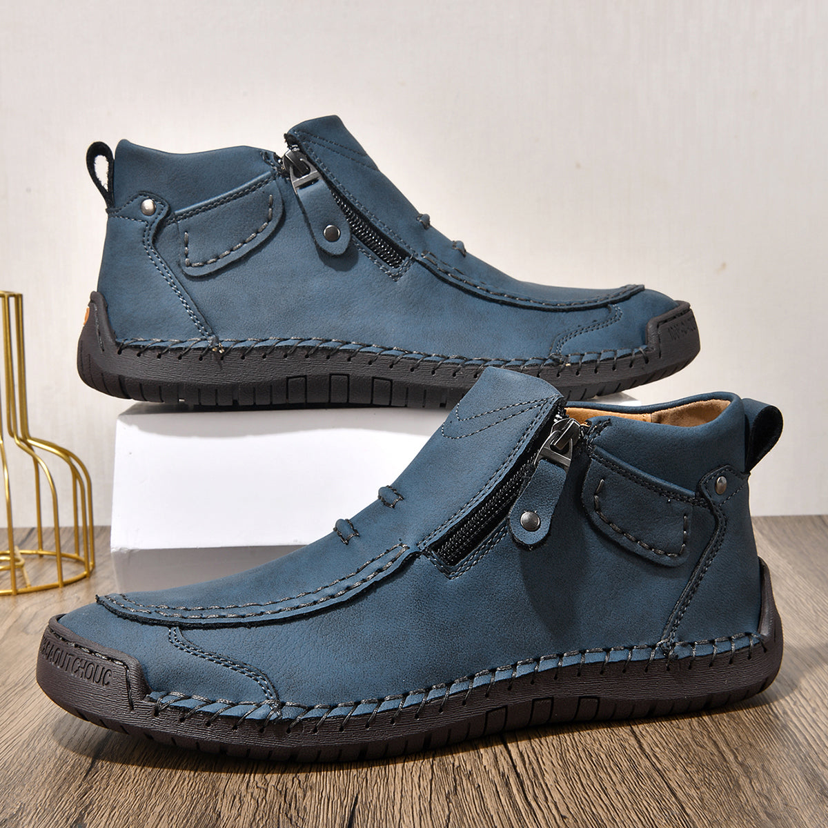 ⏰ Limited-Time 49% OFF – Comfortable Flat-Soled Handmade Leather Casual Shoes