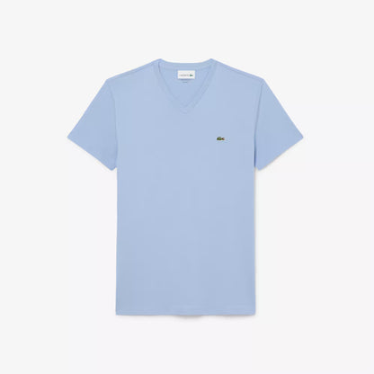 Lightweight Cotton Pima V Neck T-shirt