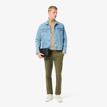 Zip-Up High Neck Interlock Sweatshirt 2