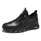 Men's Casual Fashion Orthopedic Hiking Shoes – Anti-Puncture, Anti-Collision, Non-Slip Arch Support Leather Outdoor Sports Shoes for All-Terrain Performance