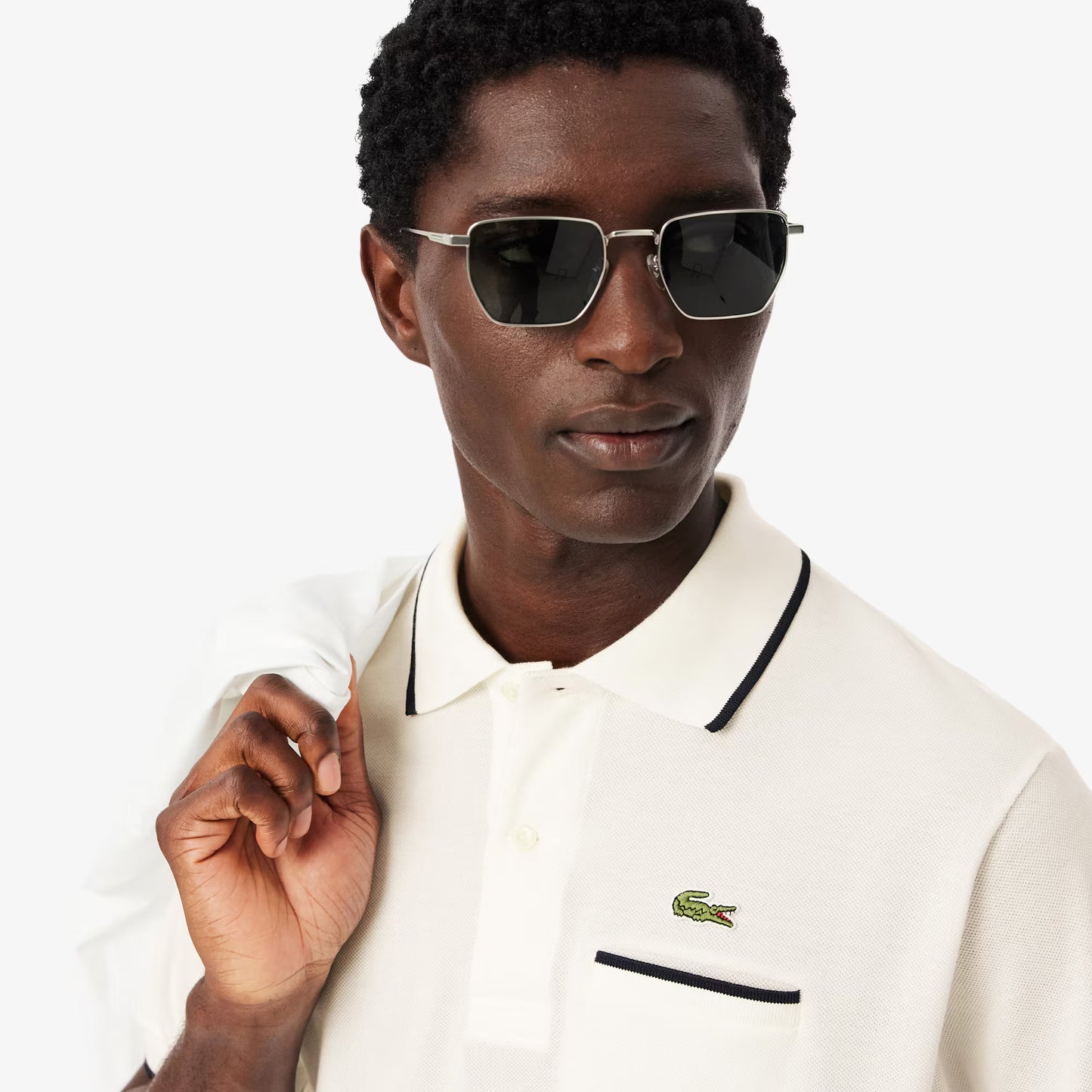Klassisches Poloshirt L.12.12 mit Tasche