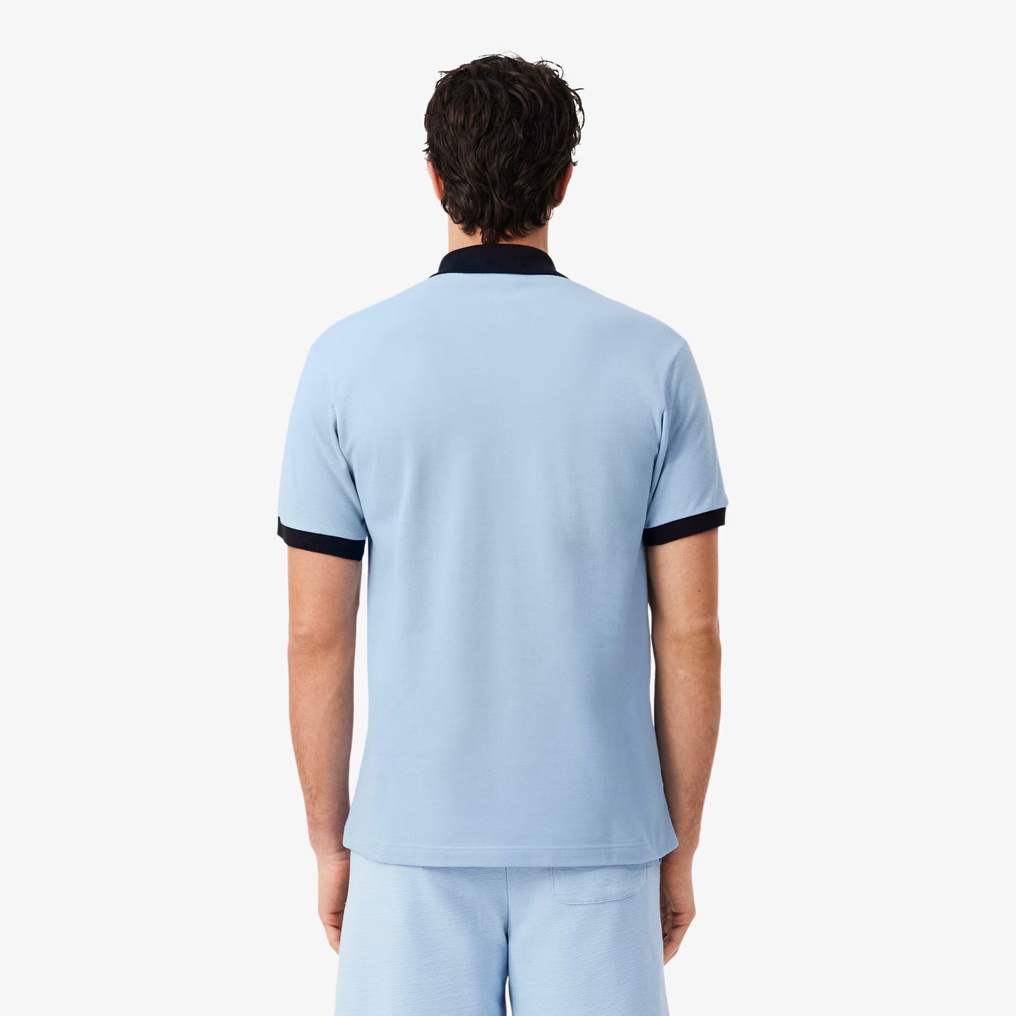 Classic Fit Contrast Rib Polo Shirt