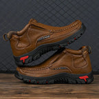 Men's Handcrafted Leather Waterproof Non-Slip Orthopaedic Ankle Boots