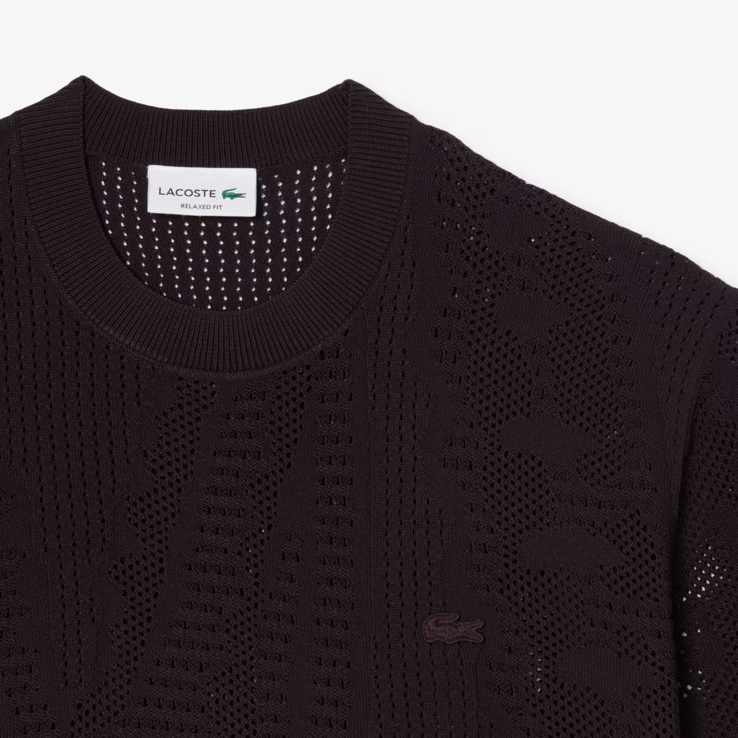 Relaxed Fit Short Sleeved Printed Sweater