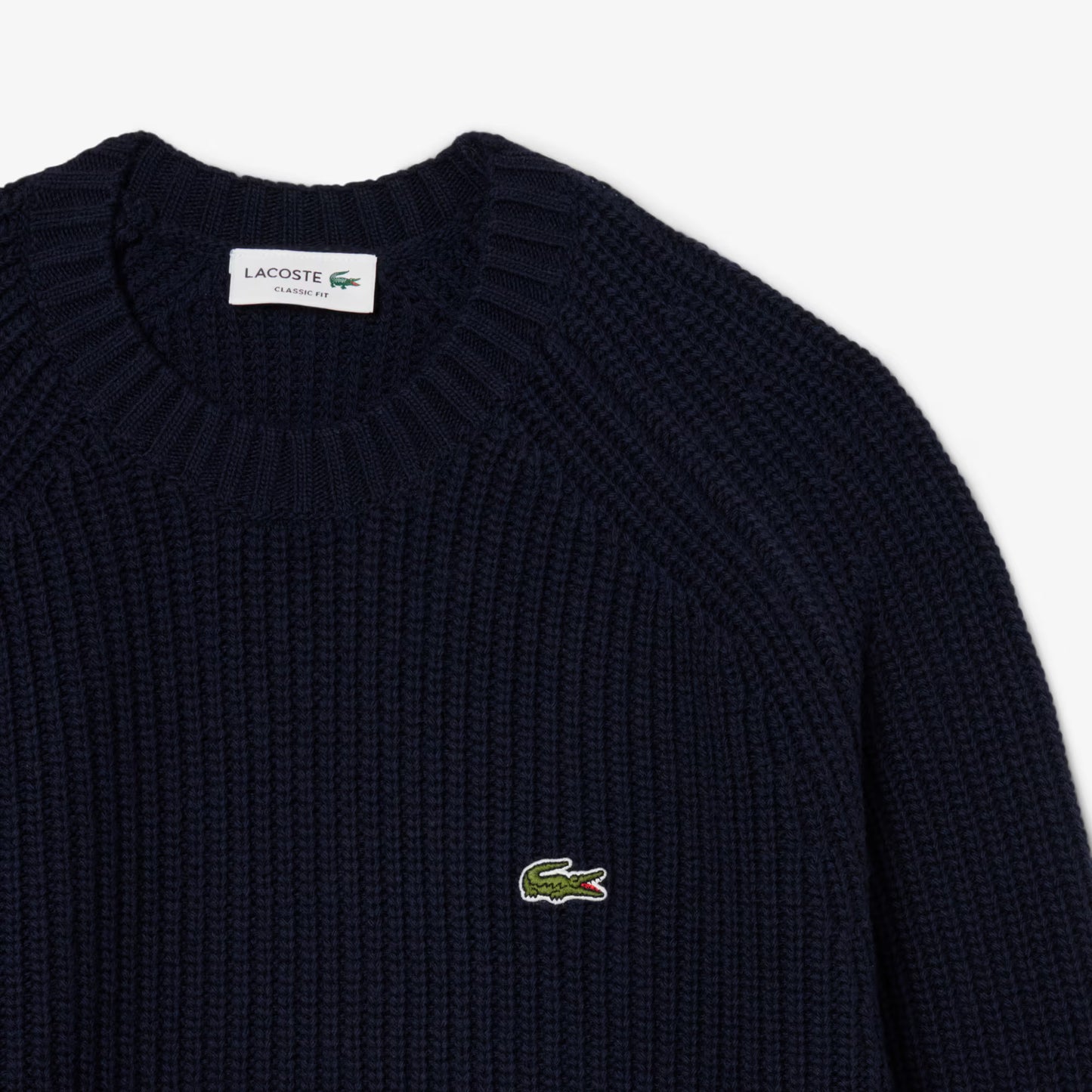 Thick Wool Crew Neck Sweater