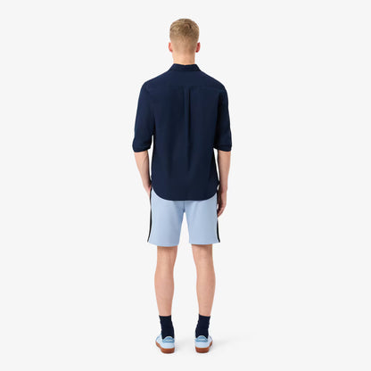 Regular Fit Colour-Block Fleece Shorts