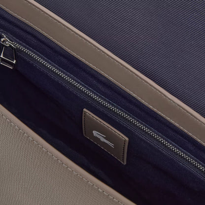 Ossian Flap Close Leather Satchel