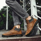 Men's Handmade Leather Boots Motorcycle Boots