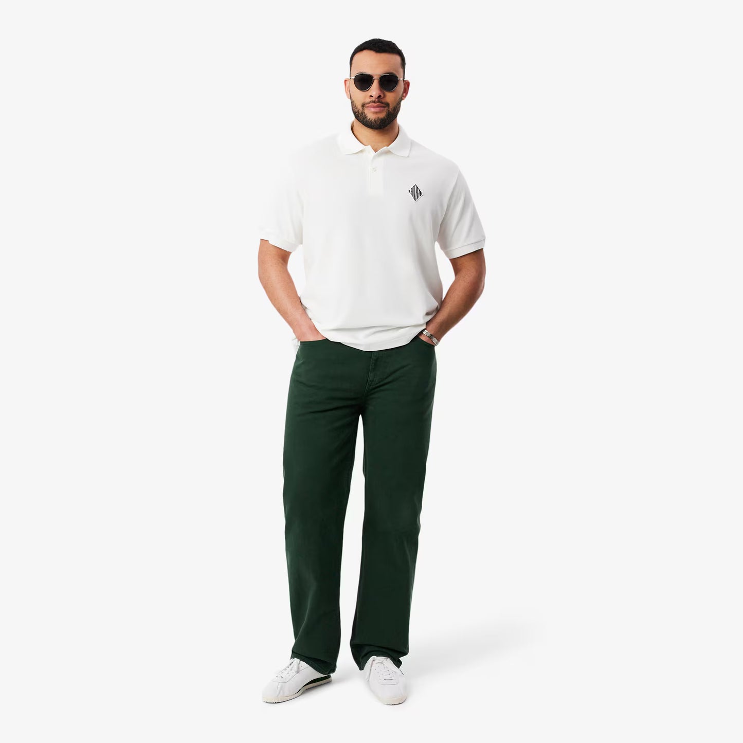 5 Pocket Straight Cut Denim Jeans