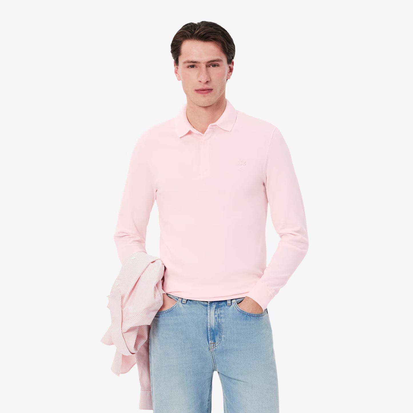 Regular Fit Paris Stretch-Piqué-Polohemd