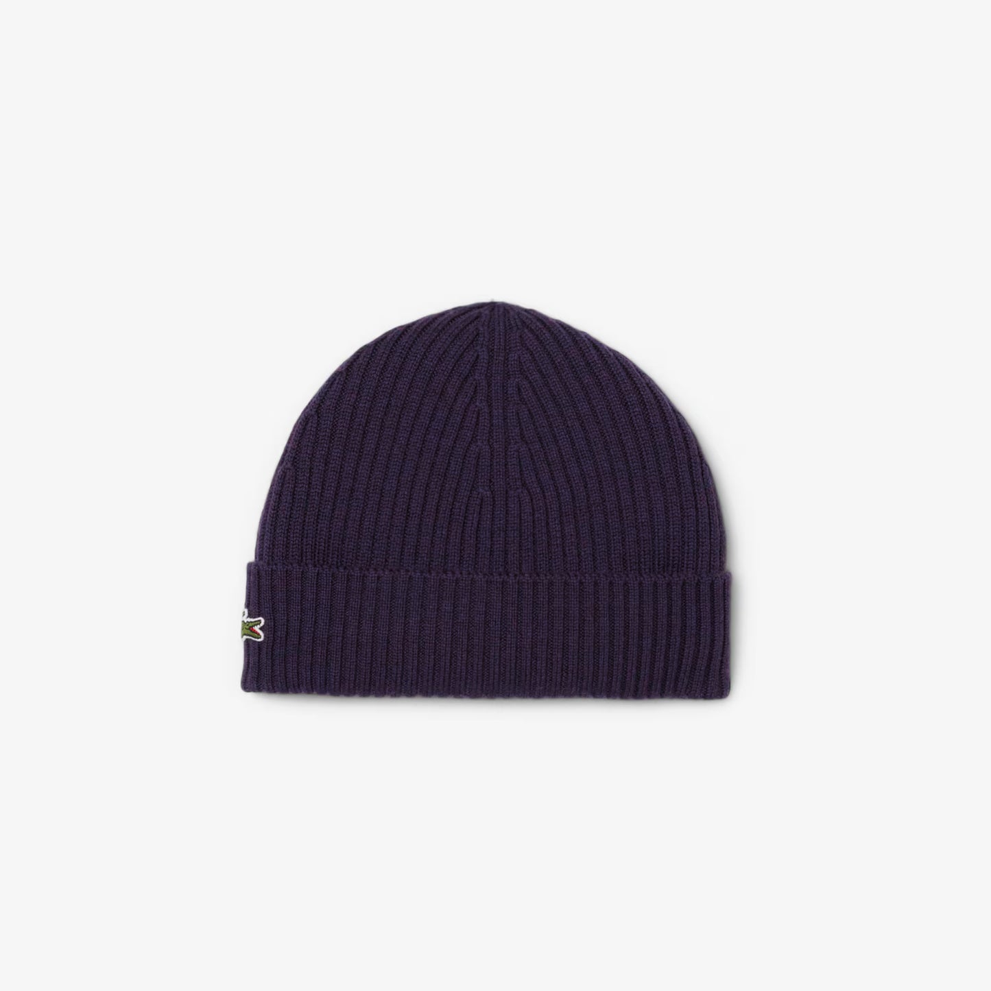 Rib Knit Brushed Wool Beanie