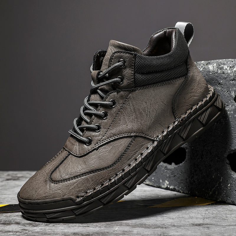 Men's Handmade Leather Boots Motorcycle Boots