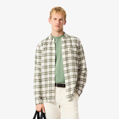 Regular Fit Plaid Flannel Shirt