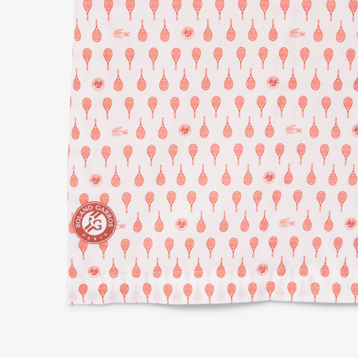 Chemise à imprimé édition Roland-Garros