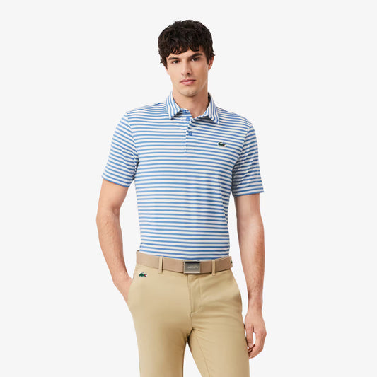 Regular Fit Ultra Dry Striped Golf Polo Shirt