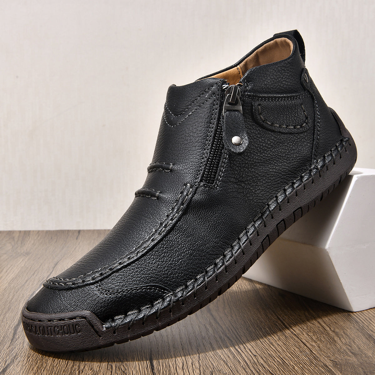 ⏰ Limited-Time 49% OFF – Comfortable Flat-Soled Handmade Leather Casual Shoes