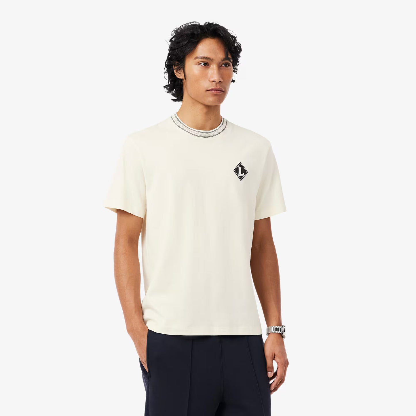 French Made Badge Accent T-shirt