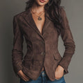 Distinctive Long Sleeve Lapel Blazer