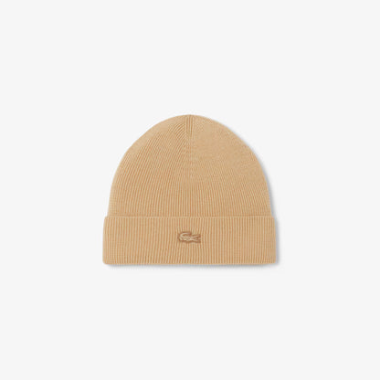 Ribbed Cuff Wool Beanie