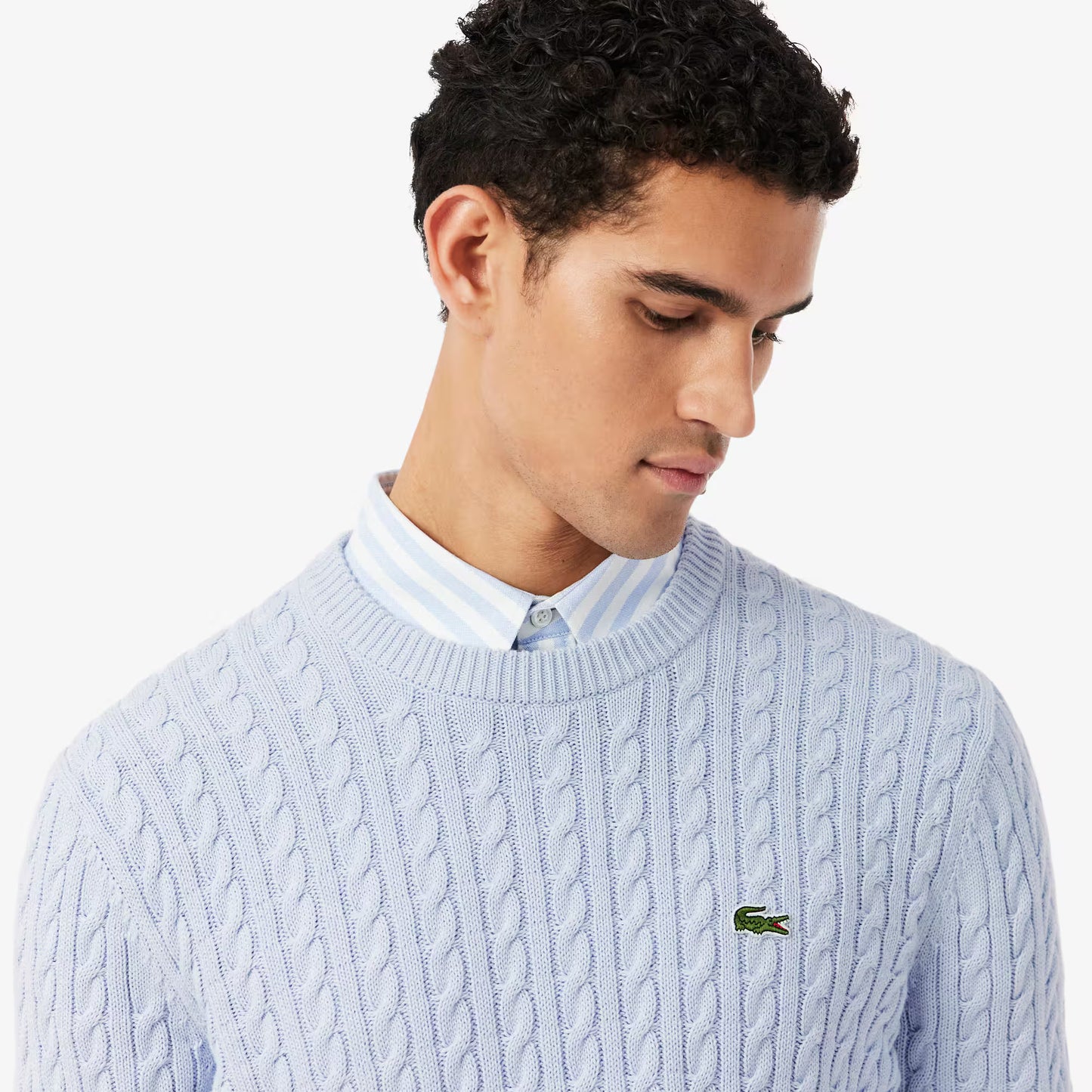 Cable Knit Cotton Sweater