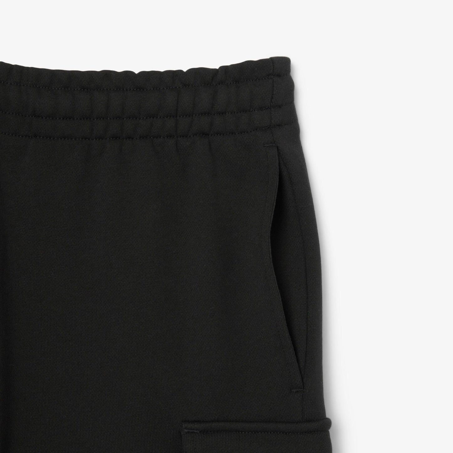 Cotton Fleece Cargo Shorts