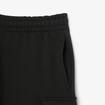 Cotton Fleece Cargo Shorts