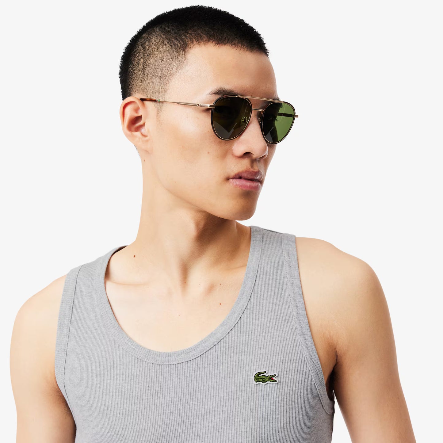 Slim Fit Ribbed Cotton Tank Top