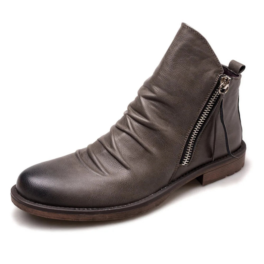 Alejandro Leather Ankle Boots