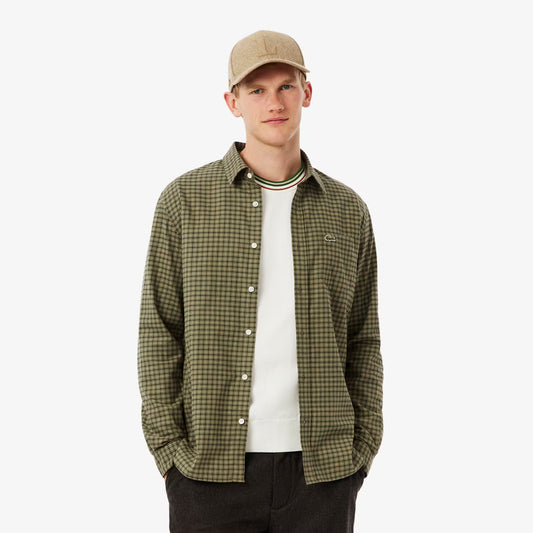 Regular Fit Plaid Flannel Shirt