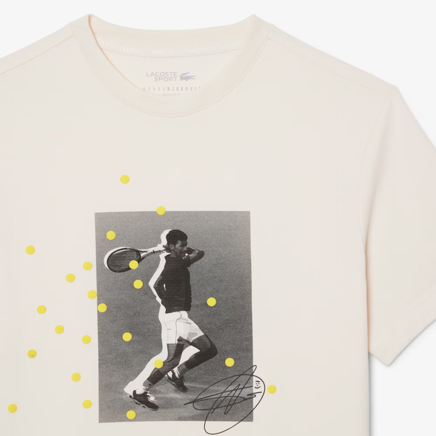 Lacoste Tennis x Novak Djokovic Grafik-T-Shirt