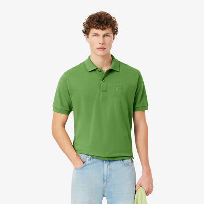 Poloshirt mit klassischer Passform, Stickerei-Details und Petit Piqué