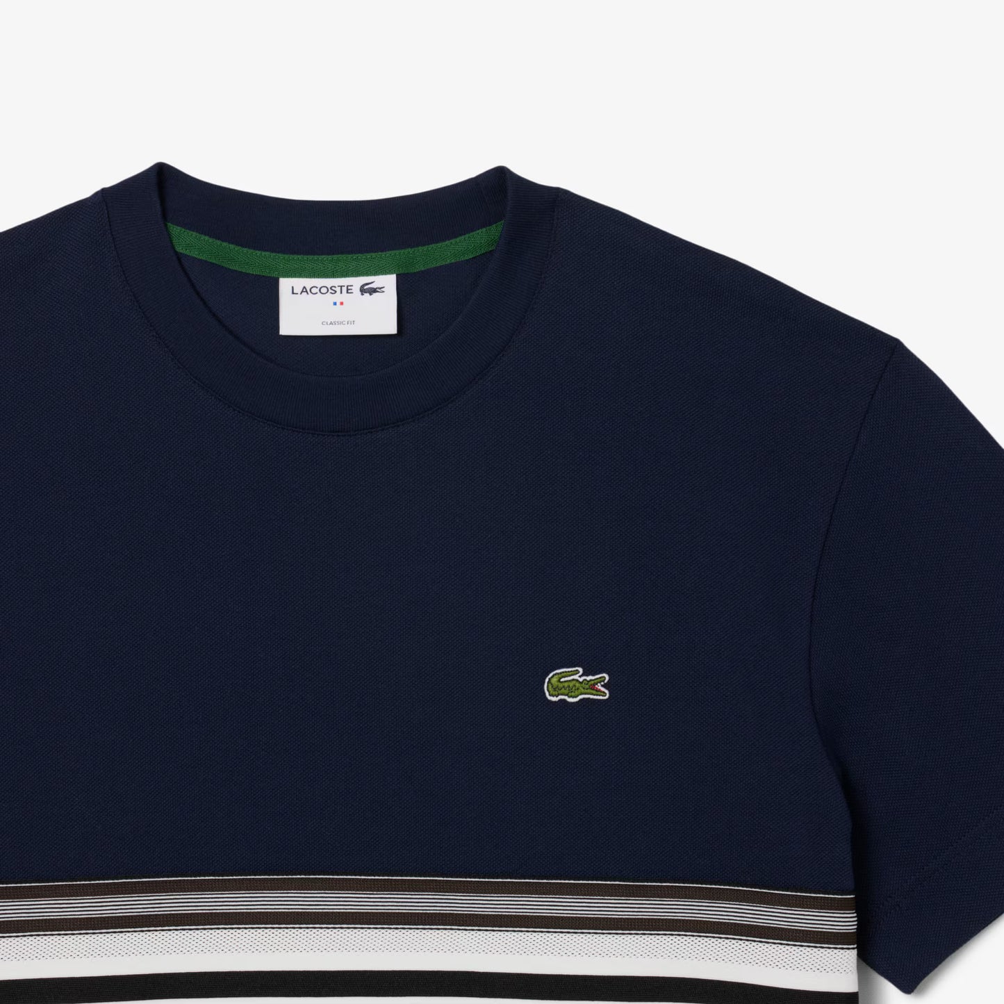 French Made Striped Band T-shirt