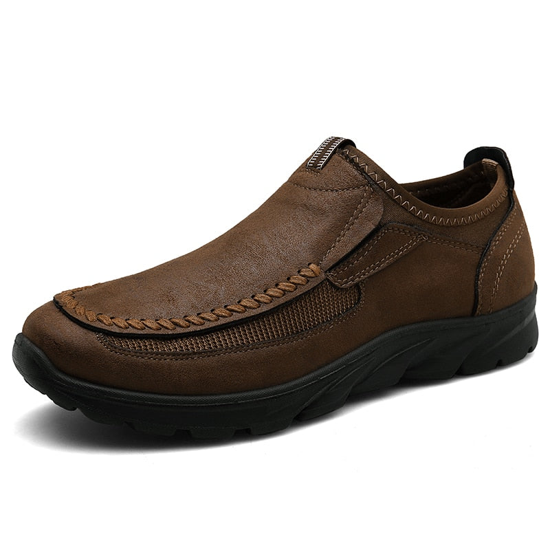 Men's Casual Breathable Leather Loafers