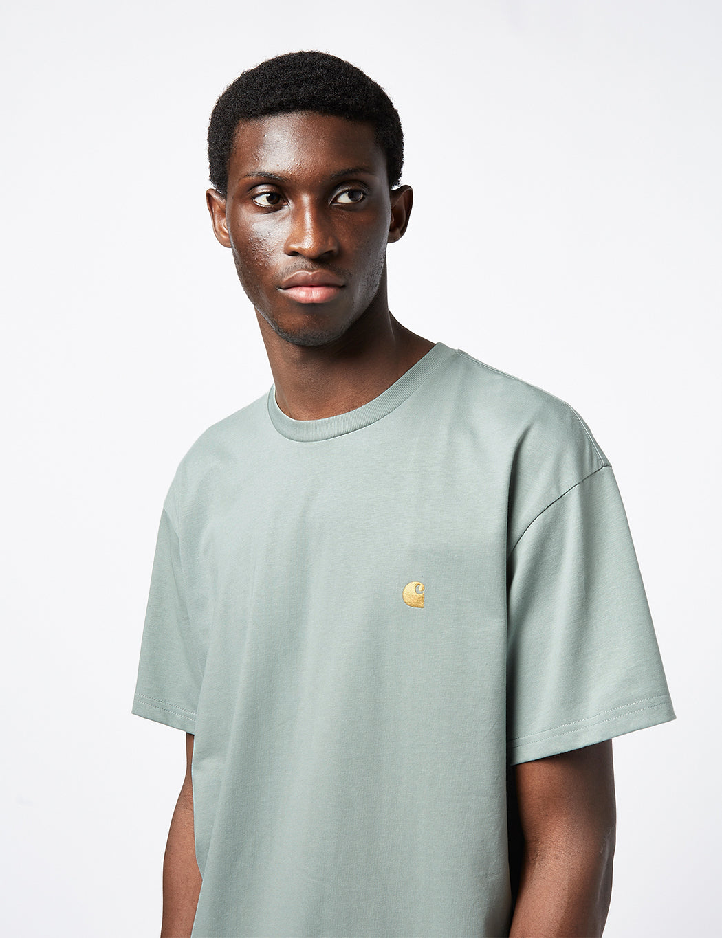 T-shirt Chase (ample) - Bleu sarcelle laiteux
