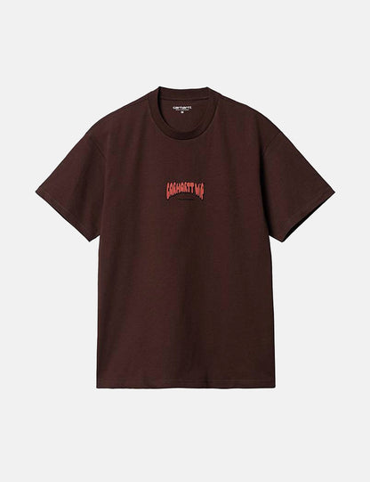 T-shirt Bubble Script - Ale Brown