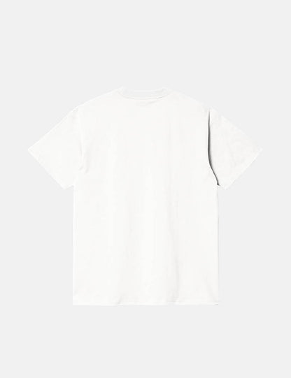 T-shirt Lucky Painter - Blanc/Vert Bonsaï