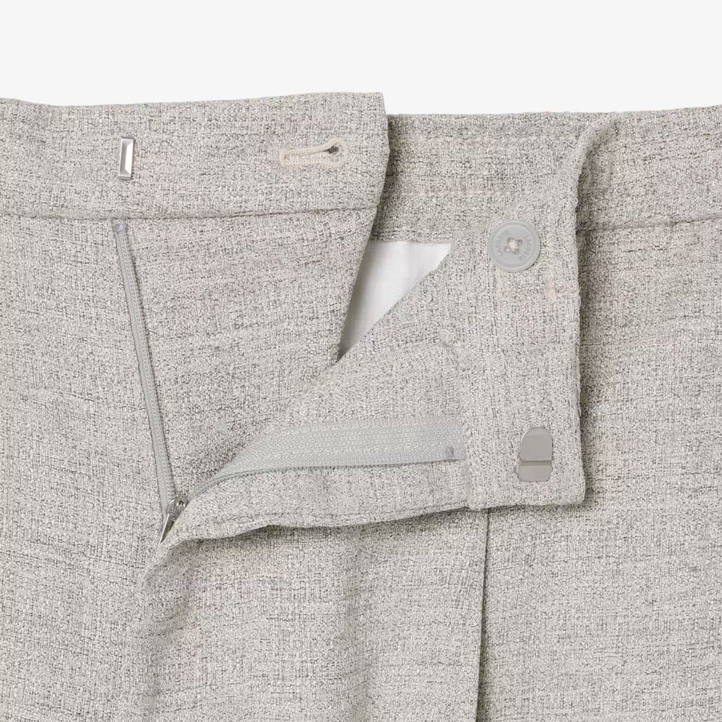 Relaxed Fit Slub Weave Pants