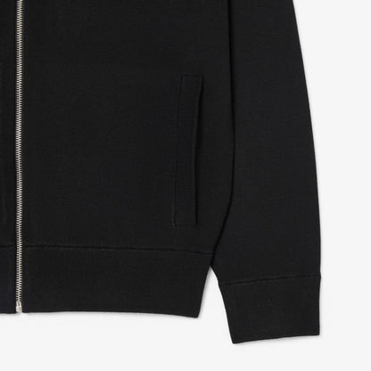 Zipped Double Face Knit Bomber Jacket